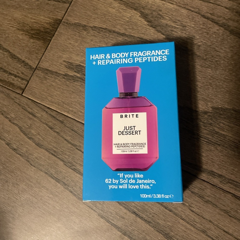 Brite Hair and Body Fragrances + Repairing Peptides - Just Dessert 3.38 oz